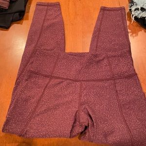 Athleta Rainwater Salutation Stash Pocket Sz S